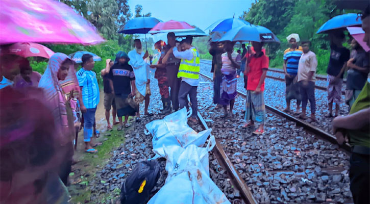 চুয়াডাঙ্গায় ট্রেনের ধাক্কায় দুই মোটরসাইকেল আরোহী নিহত, আহত এক