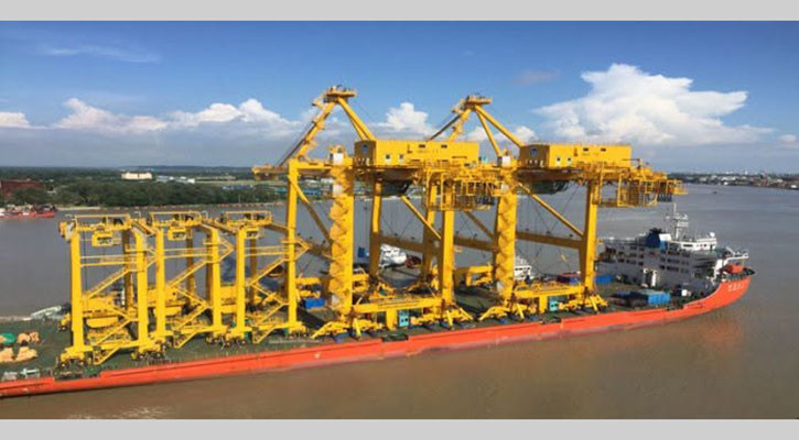৩০ মিলিয়ন ডলারে কেনা ৪টি গ্যান্ট্রি ক্রেন পিসিটিতে যুক্ত হচ্ছে