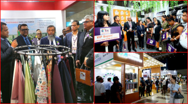 পর্দা উঠল ‘ইনটেক্স বাংলাদেশ’র, আইসিসিবিতে বৈশ্বিক টেক্সটাইল খাতের মিলনমেলা