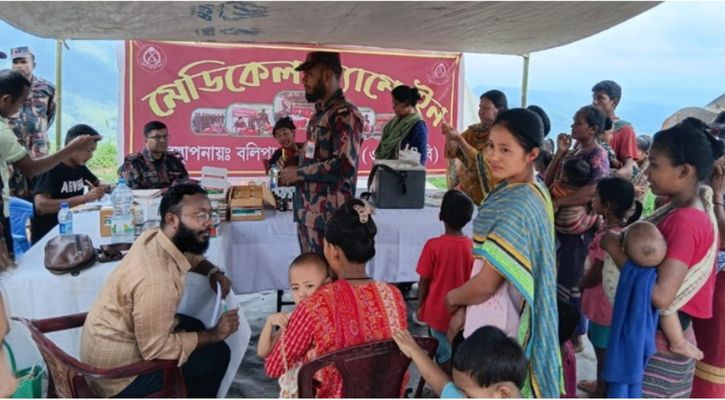 বিজিবির বিশেষ মেডিকেল ক্যাম্পেইন ও হাম-রুবেলা টিকাদান কর্মসূচি