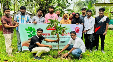 লালমনিরহাটে বসুন্ধরা টিস্যু-শুভসংঘের বৃক্ষরোপণ