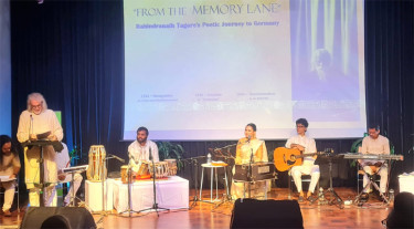 জার্মানিতে রবীন্দ্রনাথের কাব্যিক যাত্রা নিয়ে ‘স্মৃতির পথ ধরে’