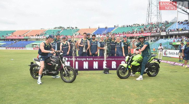 সিরিজ সেরার বাইকে বিজয় উদযাপন!