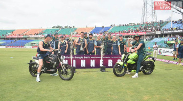 সিরিজ সেরার বাইকে বিজয় উদযাপন!