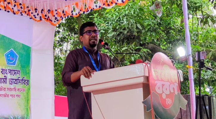 সরকারের একটি ‘সিন্ডিকেট’ মাদক ব্যবসার সঙ্গে জড়িত: শিবির সভাপতি