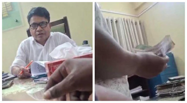 পঞ্চগড়ে পিআইওর ঘুষ গ্রহণের ভিডিও ভাইরাল