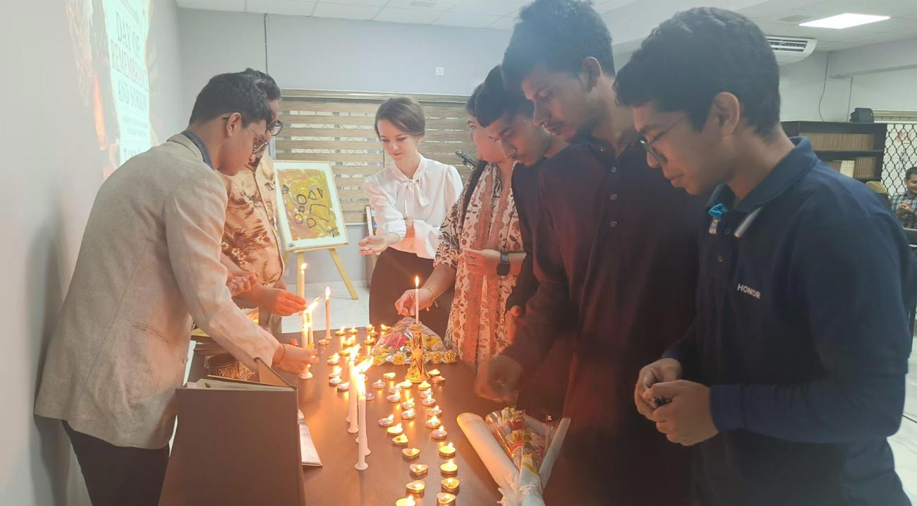ঢাকার রাশিয়ান হাউসে স্মরণ ও শোক দিবস পালিত