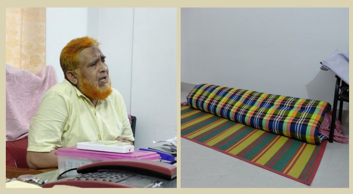 রাষ্ট্রীয় কোষাগার থেকে বাড়ি ভাড়া নেন ২০ হাজার, থাকেন অফিস কক্ষে