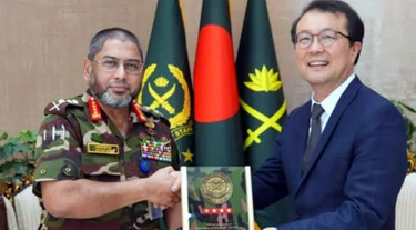 সেনাপ্রধানের সঙ্গে দক্ষিণ কোরিয়ার রাষ্ট্রদূতের সাক্ষাৎ