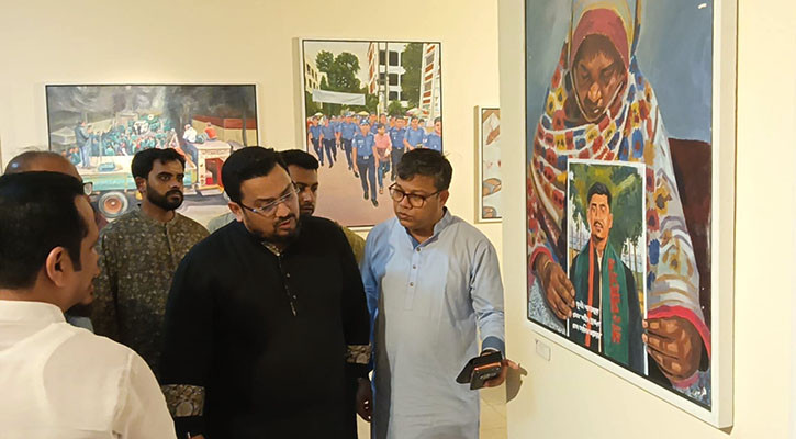 তরুণ শিল্পীদের তুলির আঁচড় সাহস ও আত্মত্যাগের ইতিহাসকে স্মরণ করিয়ে দেয়: মীর হেলাল