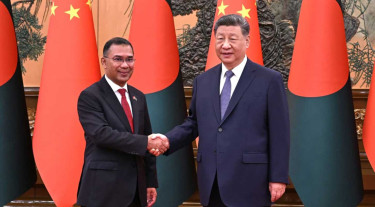 চীনের প্রেসিডেন্টের সঙ্গে প্রধানমন্ত্রী তারেক রহমানের বৈঠক