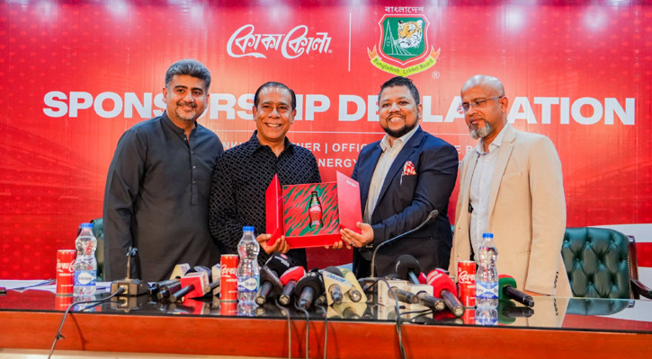 দুই বছরের জন্য বিসিবির সঙ্গে চুক্তি নবায়ন করল কোকা-কোলা বাংলাদেশ