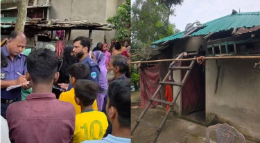 টিনের চাল কেটে ঘরে ঢুকে প্রবাসীর স্ত্রীকে হত্যা