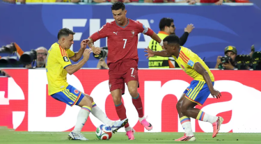 কলম্বিয়ার সঙ্গে ড্র করে রানার্সআপ পর্তুগাল মুখোমুখি ক্রোয়েশিয়ার