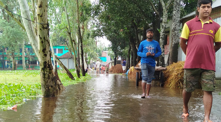 নদীতে পানি কমলেও, কমেনি তিস্তাপাড়ের নিম্নাঞ্চলে