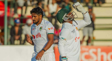 ১০৯ রানের লিড নিয়ে লাঞ্চে জিম্বাবুয়ে, চাপে বাংলাদেশ