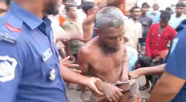 গাইবান্ধায় স্ত্রীকে ছুরিকাঘাতে হত্যা, অভিযুক্ত স্বামীকে পুলিশে দিল জনতা
