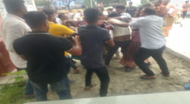 স্কুল ম্যানেজিং কমিটি গঠন নিয়ে শিক্ষা অফিসে সংঘর্ষ, এটিওসহ আহত ৯