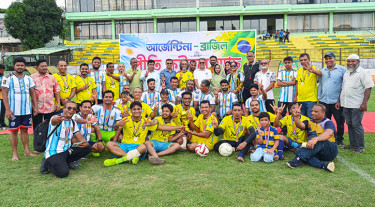 টিসিজেএ’র প্রীতি ম্যাচে ব্রাজিল সমর্থকদের জয়