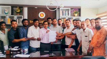 পৌরসভার সুযোগ সুবিধা চেয়ে ইউএনও কাছে স্মারকলিপি