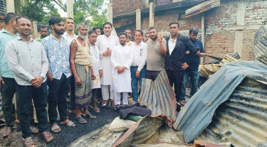ভয়াবহ অগ্নিকাণ্ডে ৬ পরিবারের বসতঘর পুড়ে ছাই
