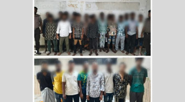 হাজারীবাগ-শেরেবাংলা নগরে বিশেষ অভিযানে গ্রেপ্তার ৩৮