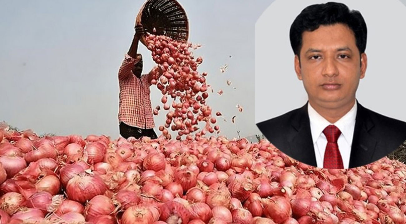 পেঁয়াজের দামে ধস: কৃষকদের বাঁচাতে সরকারের দ্বারস্থ সালথার ইউএনও