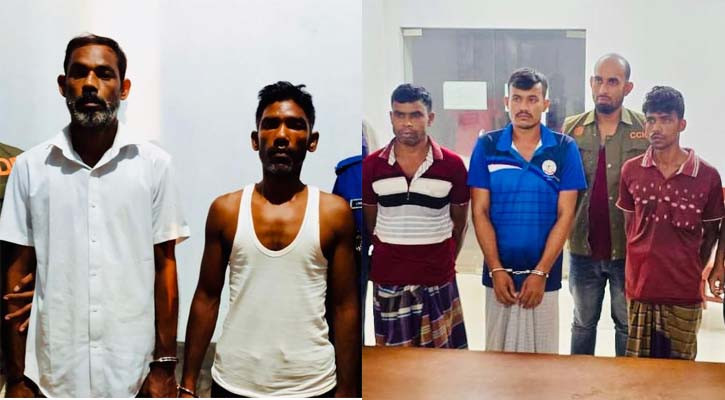 নড়াইলে ডাকাত চক্রের ৫ সদস্য গ্রেপ্তার, গলানো সোনা উদ্ধার