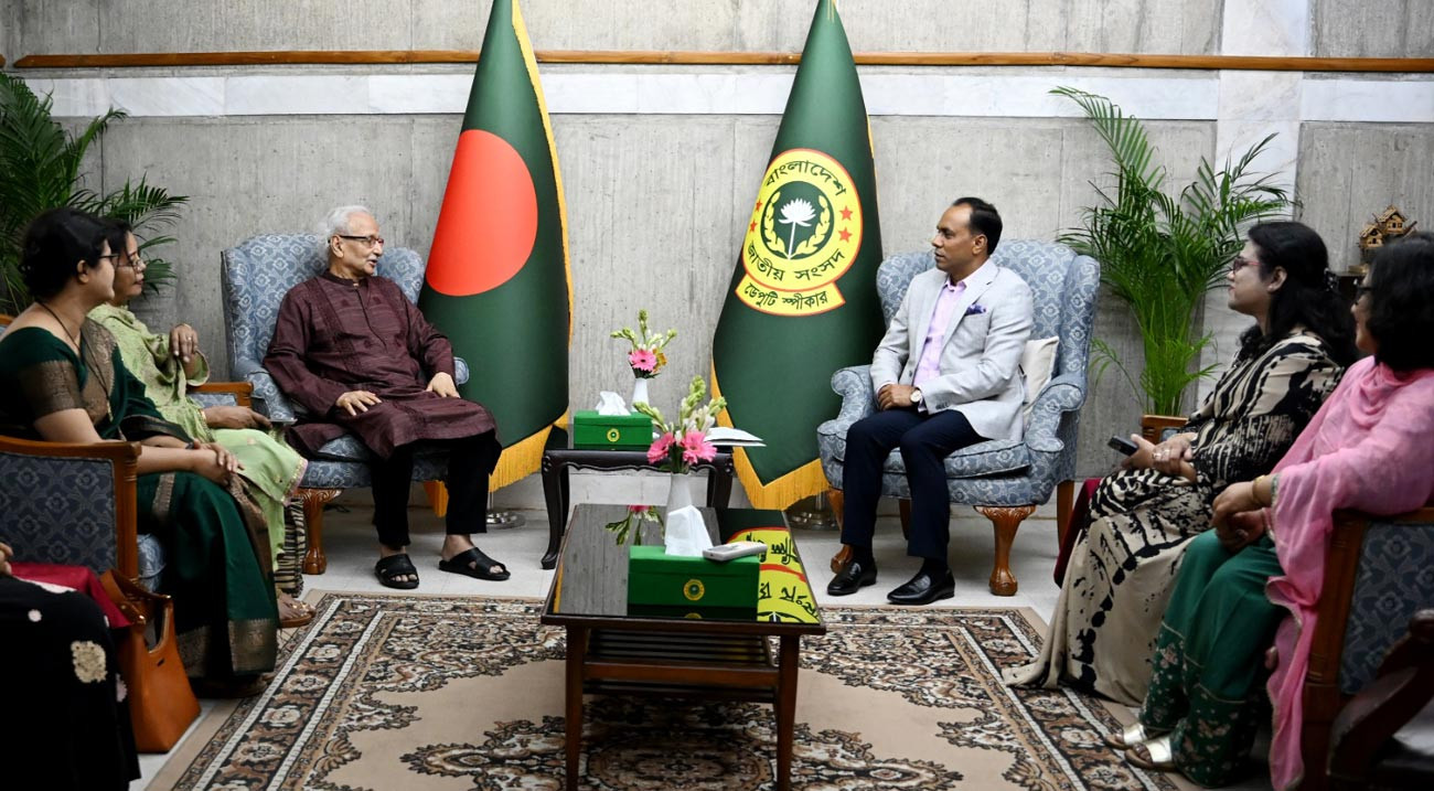 ডেপুটি স্পিকারের সঙ্গে জাতীয় কন্যাশিশু অ্যাডভোকেসি ফোরাম প্রতিনিধিদলের সাক্ষাৎ