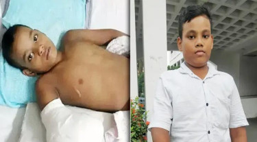 ৩০ লাখ টাকা পেল হাত হারানো নাঈম