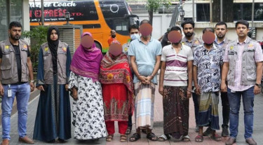 হানিট্র্যাপের মাধ্যমে অর্থ আদায়, চক্রের পাঁচ সদস্য গ্রেপ্তার