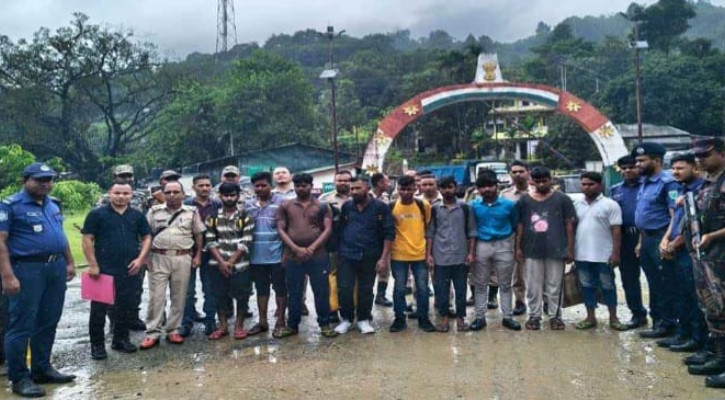 ভারতে সাজা শেষে তামাবিল দিয়ে দেশে ফিরলেন ১০ বাংলাদেশি