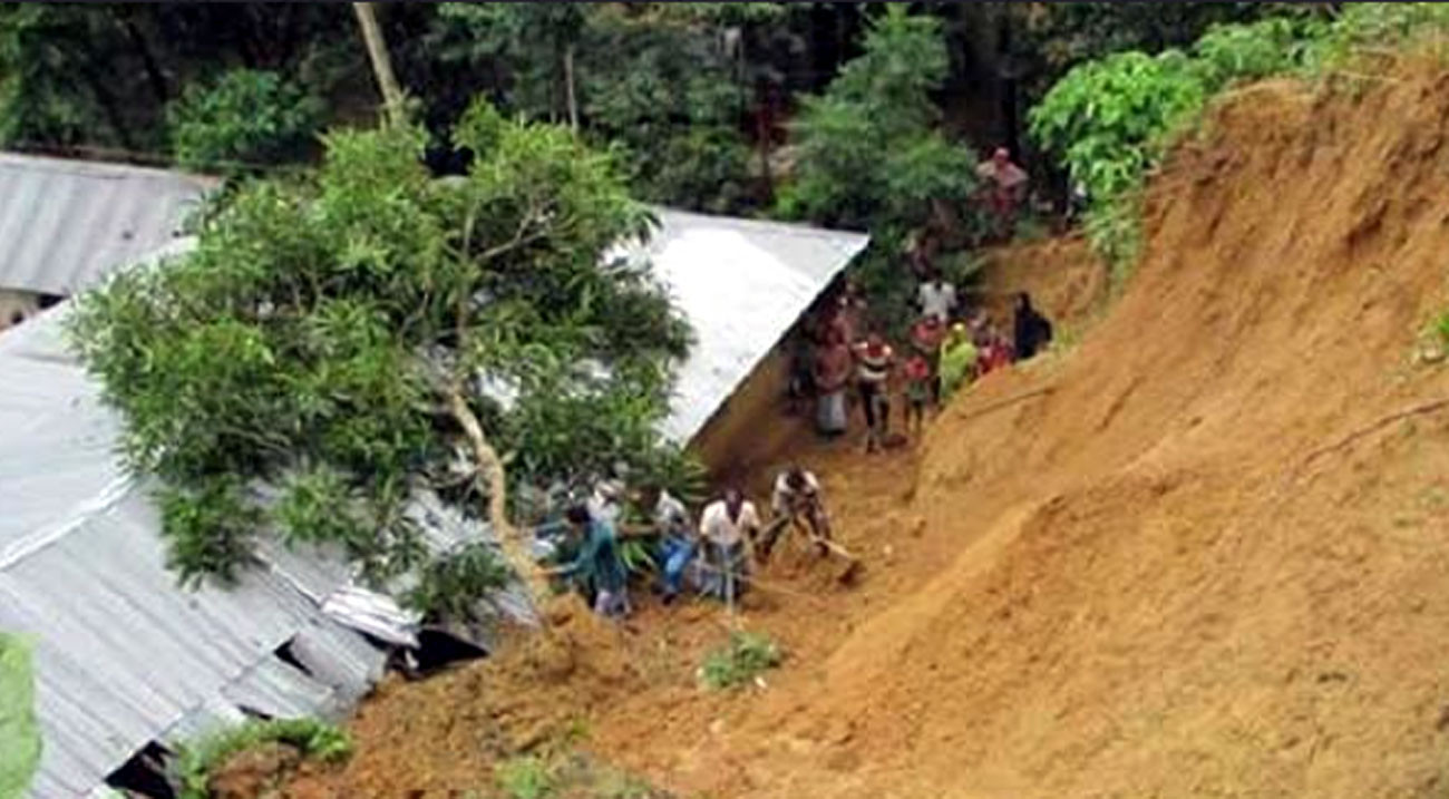 পাহাড়ধসে আরও একজনের মৃত্যু