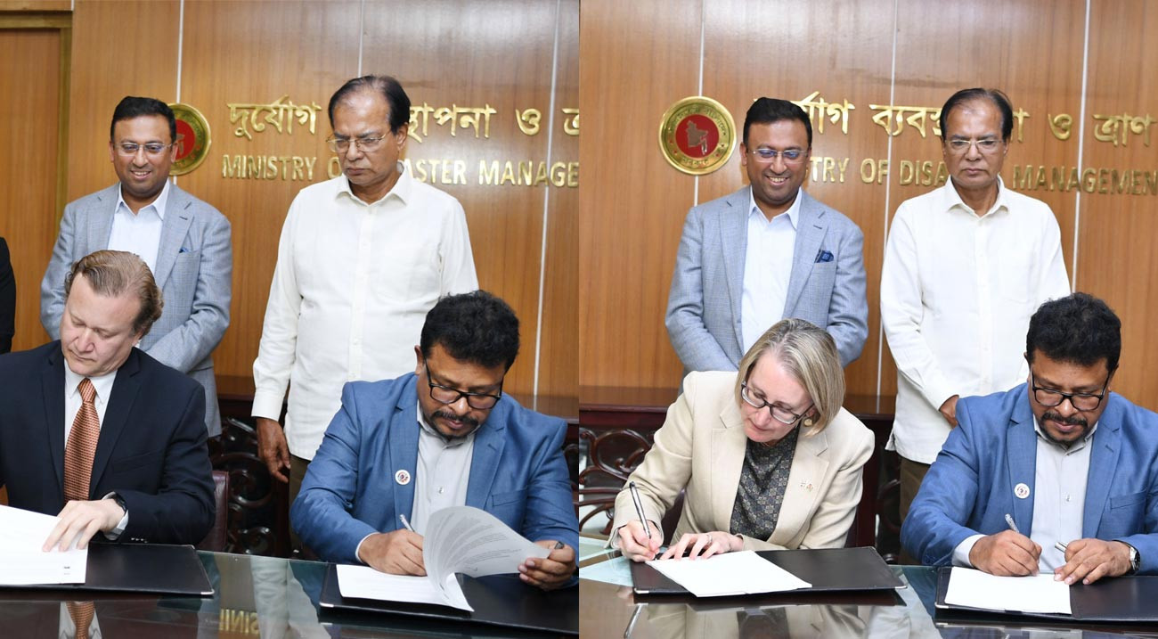 দুর্যোগ প্রস্তুতি জোরদারে যুক্তরাজ্য ও আইআরসির সঙ্গে দুই সমঝোতা