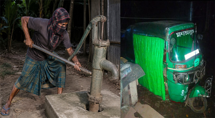 ঝড়-বৃষ্টিতেও টিউবওয়েল, অটোরিকশা চুরি