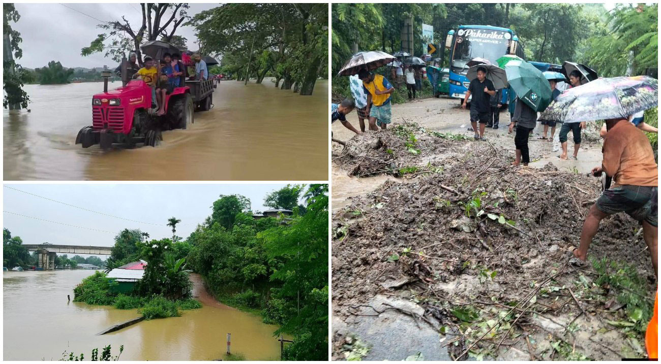 প্রবল বর্ষণে রাঙামাটির সঙ্গে চট্টগ্রাম-খাগড়াছড়ির যোগাযোগ বিচ্ছিন্ন