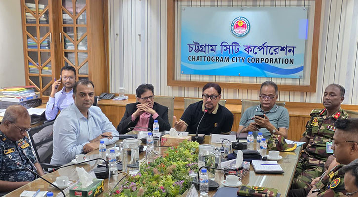 জলাবদ্ধতা নিরসনে সমন্বয়ের ওপর গুরুত্বারোপ মেয়র শাহাদাতের