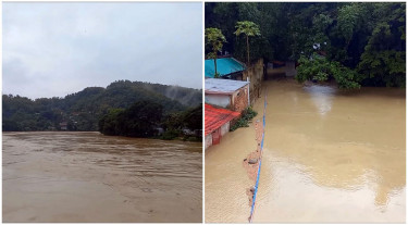 অব্যাহত বৃষ্টিতে সাংগু ও মাতামুহুরী নদীর পানি বিপৎসীমার ওপরে
