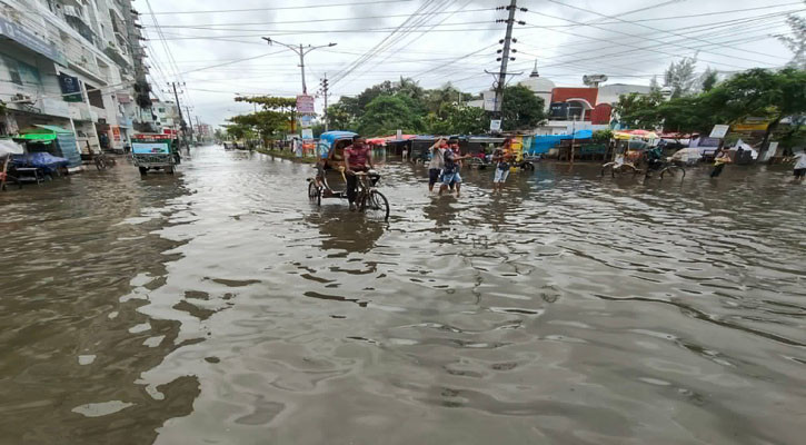 ৫১ ঘণ্টার ১৮৪ মিলিমিটার বৃষ্টিপাতে ডুবলো খুলনা