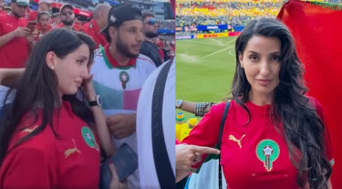 মরক্কোর বিদায়ে অশ্রুসিক্ত নোরা ফাতেহি