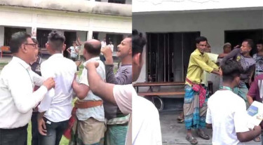 স্কুলে নাপিত ডেকে শিক্ষার্থীদের চুল কাটলেন সভাপতি, হট্টগোল-হাতাহাতি