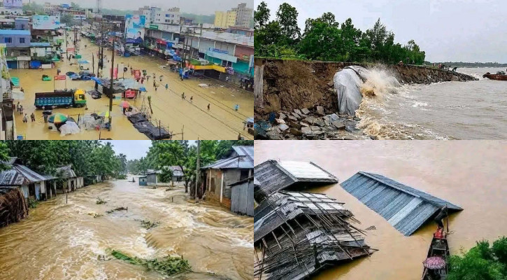 চট্টগ্রামে বন্যা ও পাহাড়ধসে ৫ জেলায় মৃত্যু ৪৩, ক্ষতিগ্রস্ত ৯ লাখ মানুষ