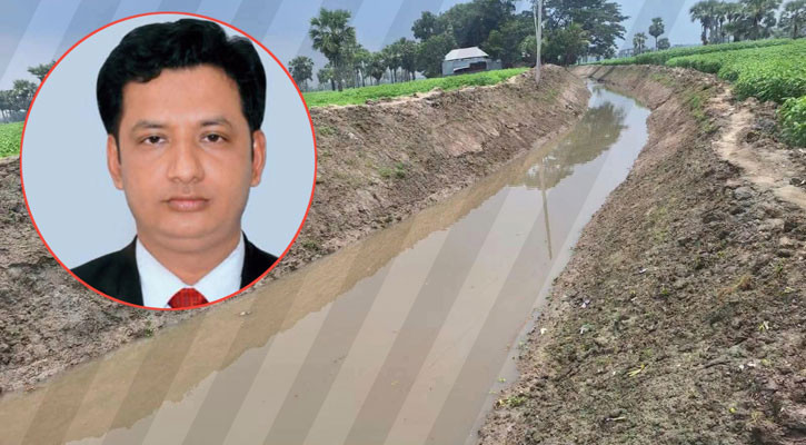 খাল খনন শেষে ৭৩ লাখ টাকা সরকারি কোষাগারে ফেরত দিলেন সালথার ইউএনও
