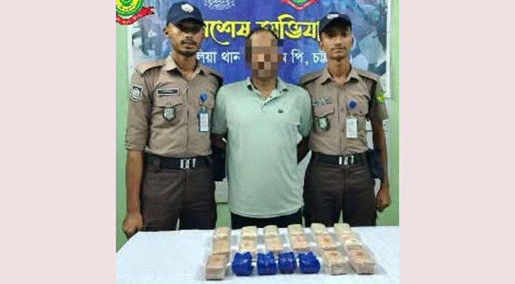পৌনে ৩৪ হাজার ইয়াবাসহ যুবক গ্রেপ্তার