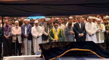 সংসদ চত্বরে চিরনিদ্রায় সাবেক স্পিকার ব্যারিস্টার জমির উদ্দিন সরকার