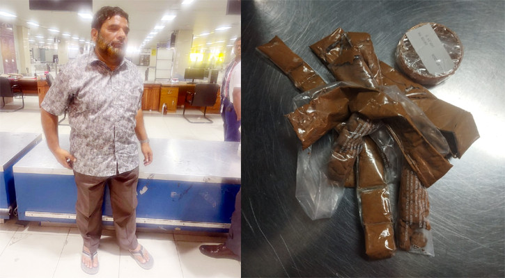 বেল্ট-আন্ডারওয়্যারে লুকানো ২ কেজি স্বর্ণালঙ্কার ও গলিত স্বর্ণ উদ্ধার