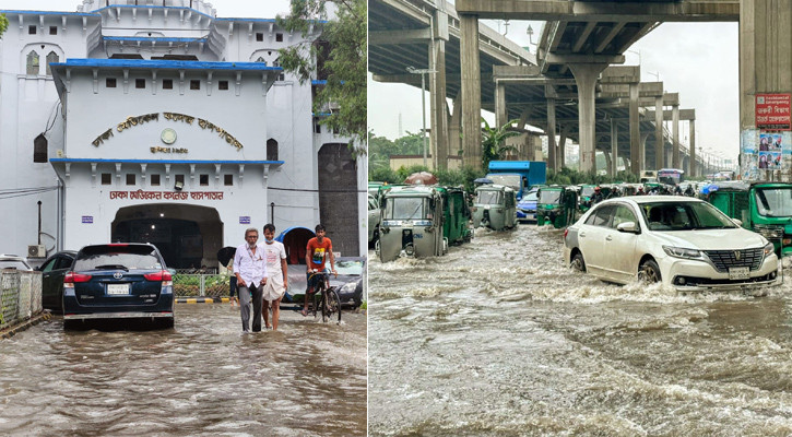 জলাবদ্ধতা কিছুটা কমলেও দুর্ভোগ কাটেনি রাজধানীবাসীর