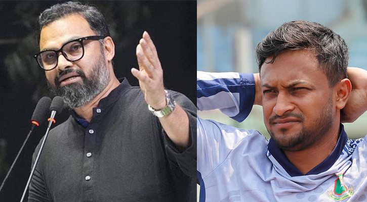 সাকিবের দেশে ফেরা ও নমনীয়তার সুযোগ শেষ: ক্রীড়া প্রতিমন্ত্রী