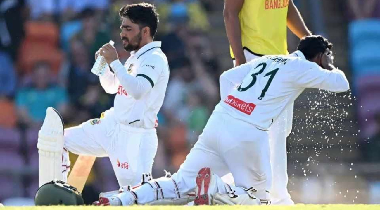 তানজিদ-মুমিনুলের শতরানের জুটি ভাঙলেও লিডের স্বপ্নে বাংলাদেশ