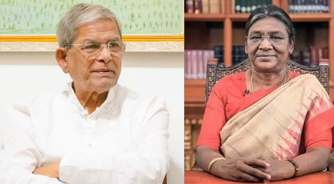 নতুন রাষ্ট্রপতি মির্জা ফখরুলকে ভারতের রাষ্ট্রপতির অভিনন্দন